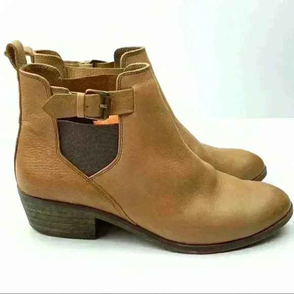 Splendid ankle boots 7 tan leather Chelsea western - Picture 11 of 11